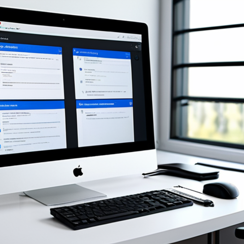 효율적인 지식 관리 체계의 설계 - **
"A well-organized digital workspace. Folders neatly labeled on a computer screen representing co...