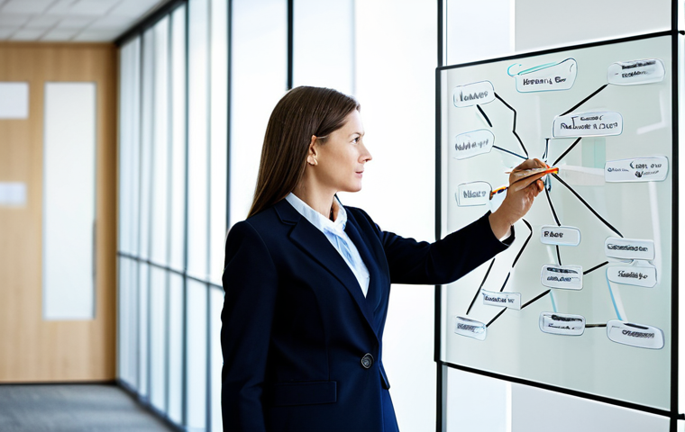 지식 구조화와 데이터 분석의 결합 - Knowledge Management Platform Collaboration**

"A team of professionals collaborating on a knowledge...