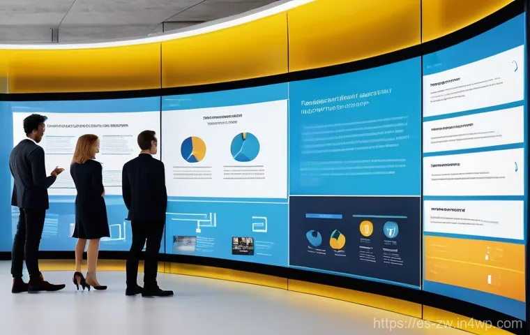 지식 구조화 시스템의 성공 사례 연구 - **Prompt 1: AI-Powered Knowledge Discovery and Visualization**
    "A young professional, wearing sm...