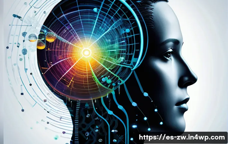 효율적인 검색 엔진 설계 및 구현 - **Prompt:** A visually rich, conceptual image depicting the "mind of the searcher" being understood ...