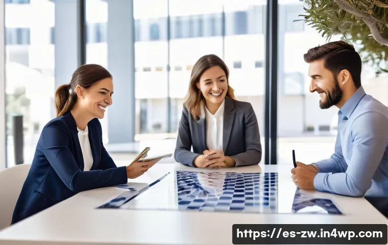 지식 구조화 시스템의 유지보수 전략 - A modern office environment in Spain showcasing a diverse team of professionals collaboratively work...